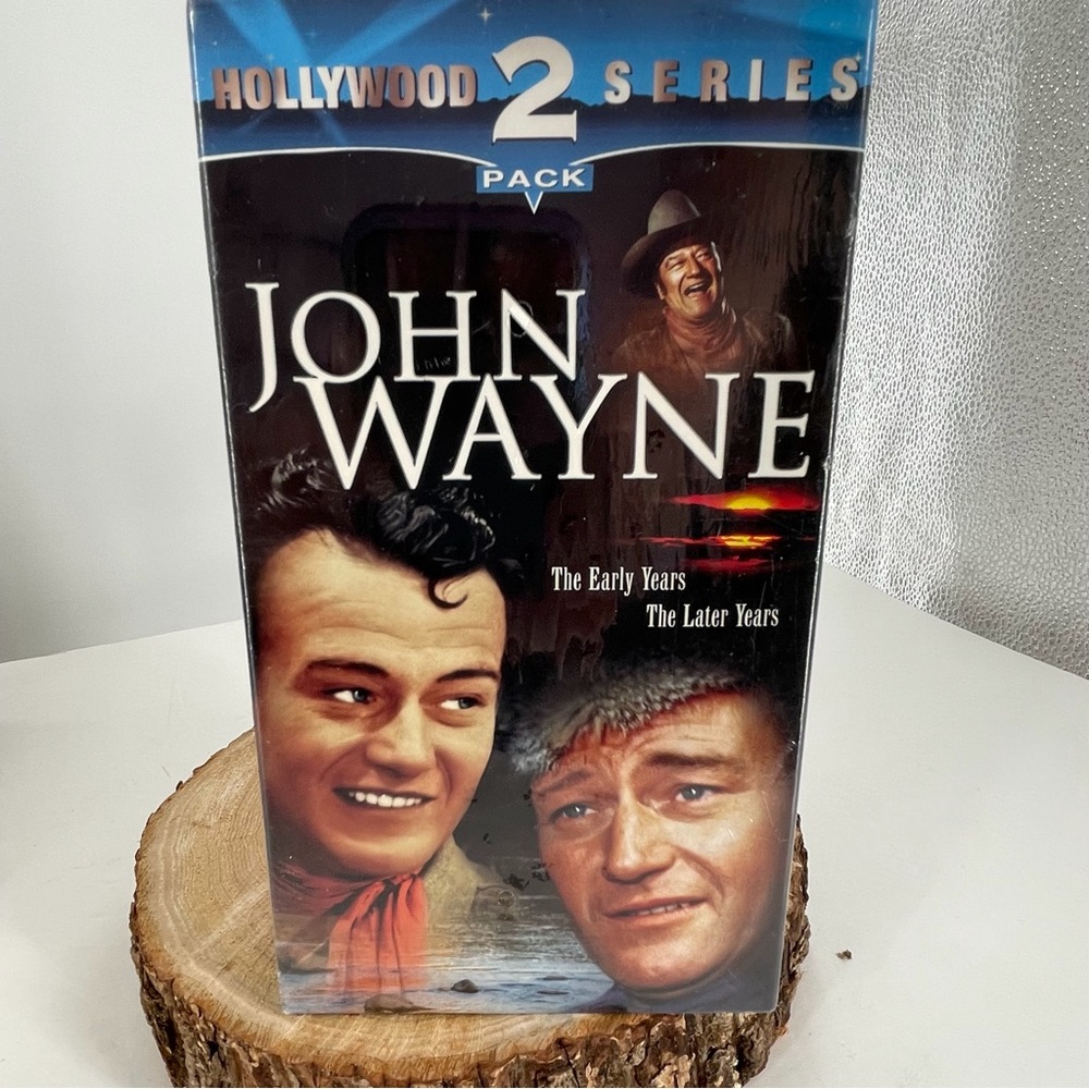 3/$21 John Wayne, 2 Pack, The Early Years & The Later Years  VHS Movie